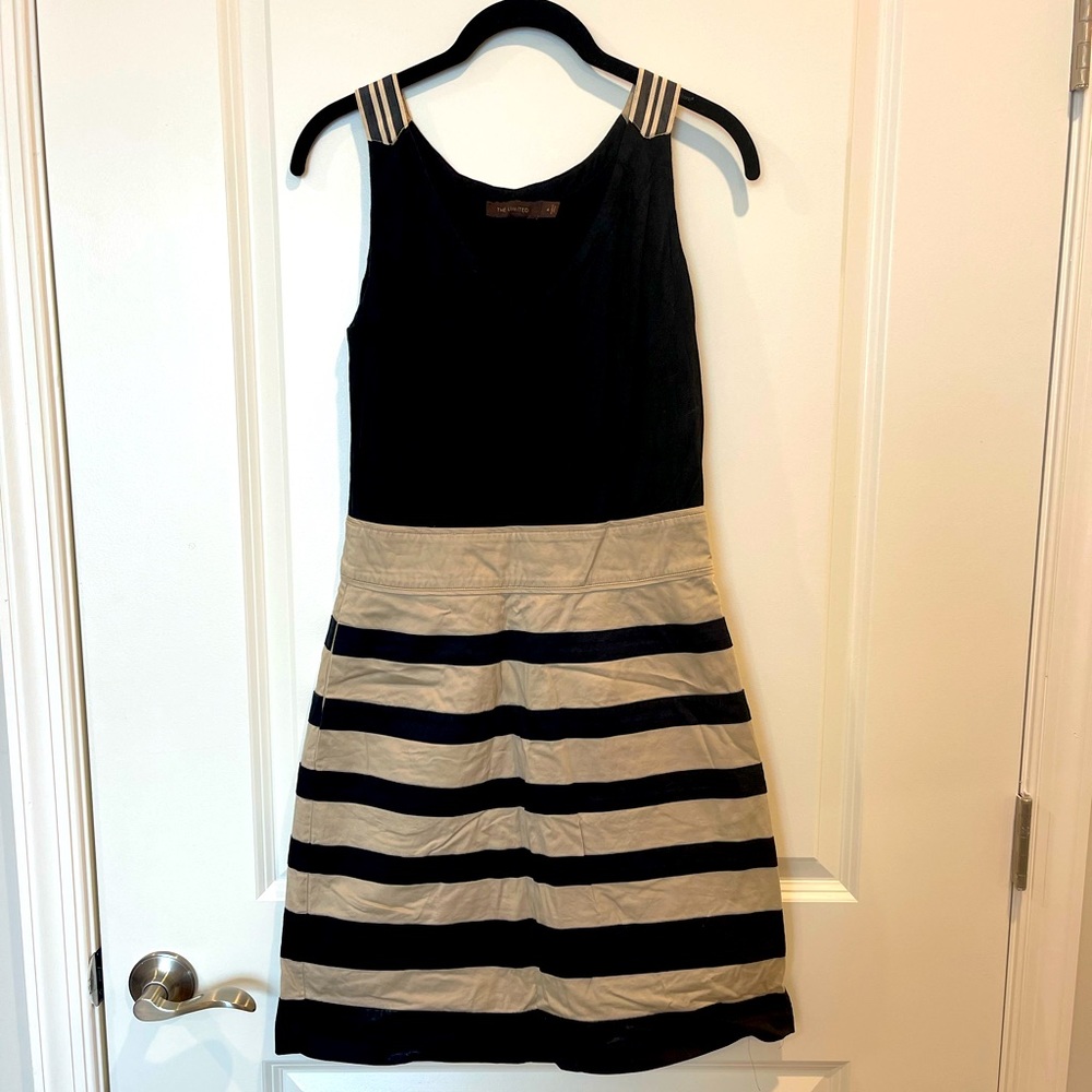 The Limited black and tan cocktail/ business casual dress, size 4